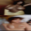 Woman swinging naked
