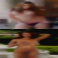 Sporty naked woman