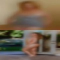 Sporty naked woman