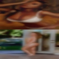 Woman street looking for her