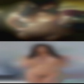 Horny woman drinks